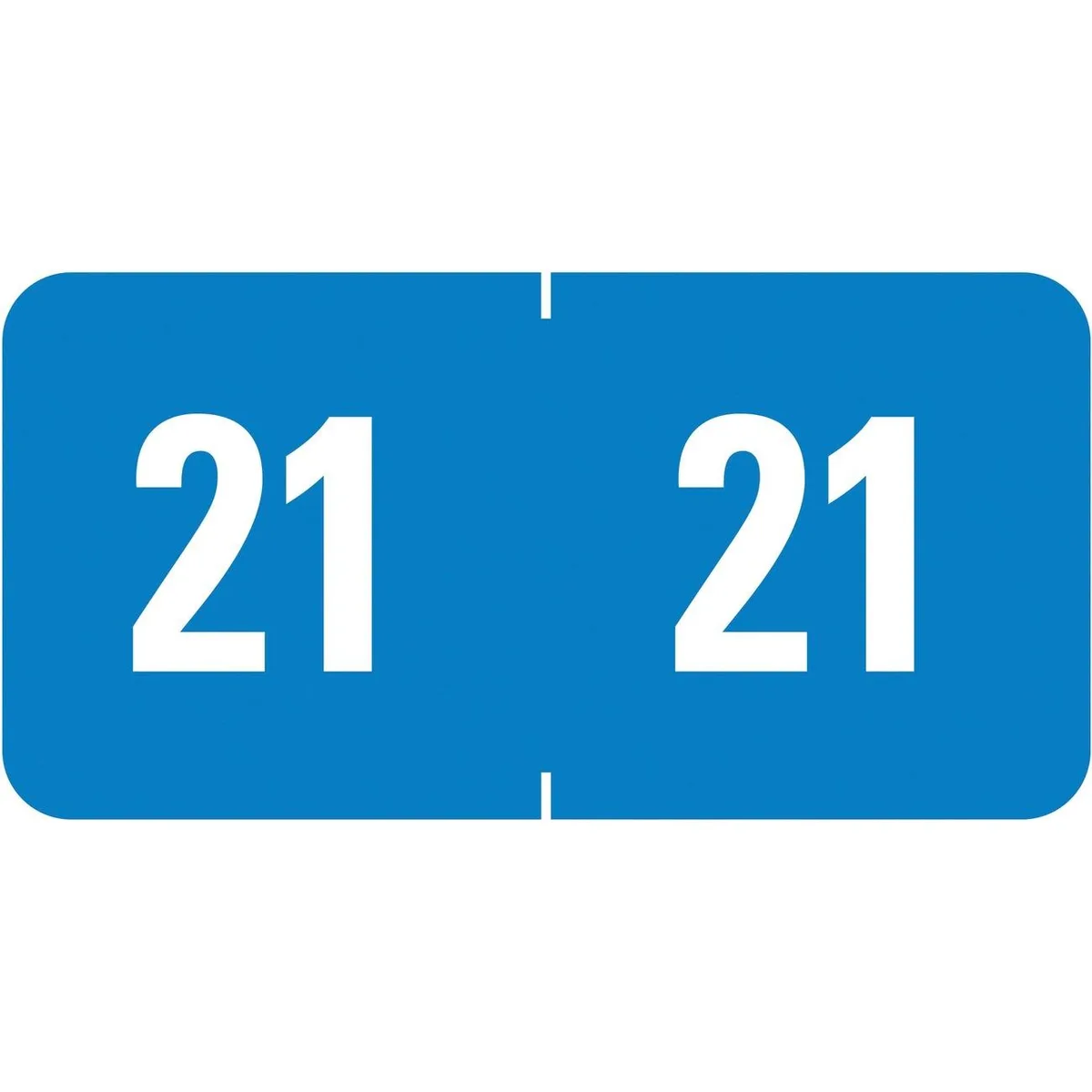 Smead Smead 67921 ETS Yearly Labels Light Blue 250 Pack 2021 — product photo