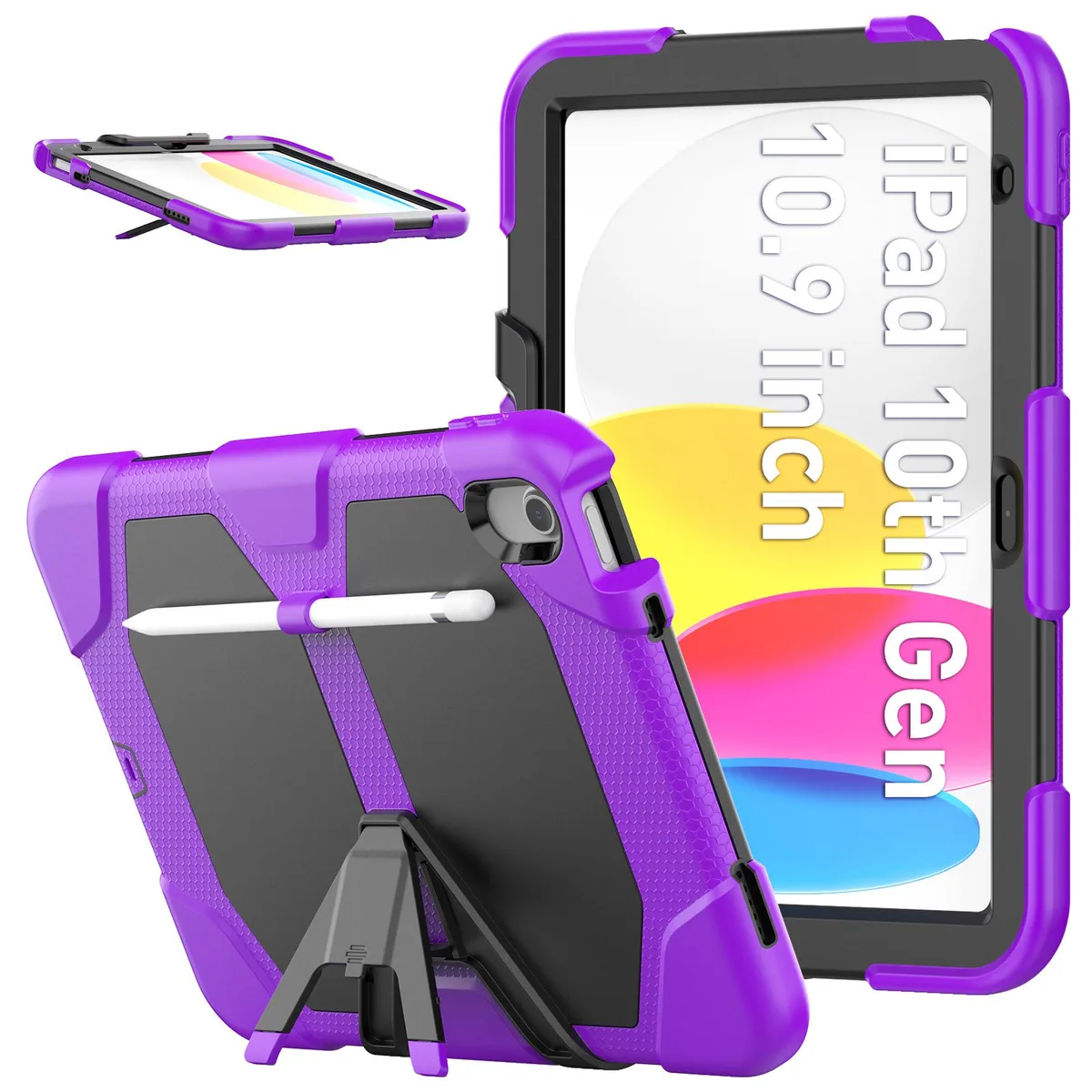Werleo Werleo A2696 iPad 10th Gen 10.9 inch 2022 laptop case Purple — product photo