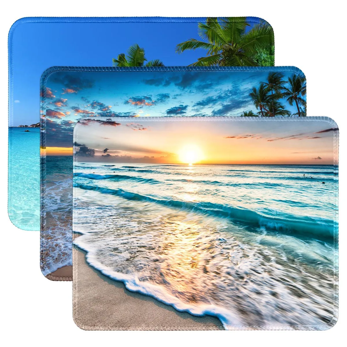 WUFCIYBO 3 Pack Small Mouse Pad Sea 9.5 x 7.9 in — product photo