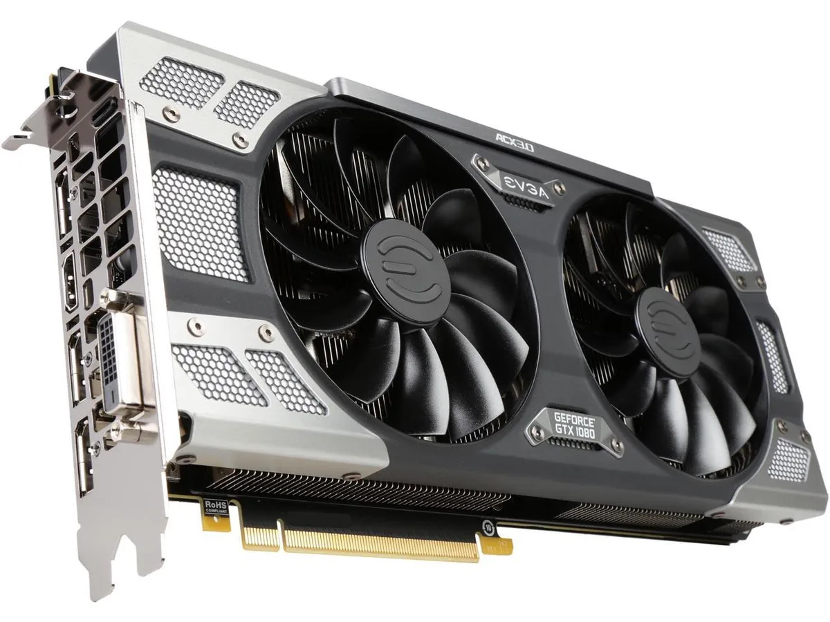 EVGA EVGA GeForce GTX 1080 FTW 08G-P4-6286-KR graphics card — product photo