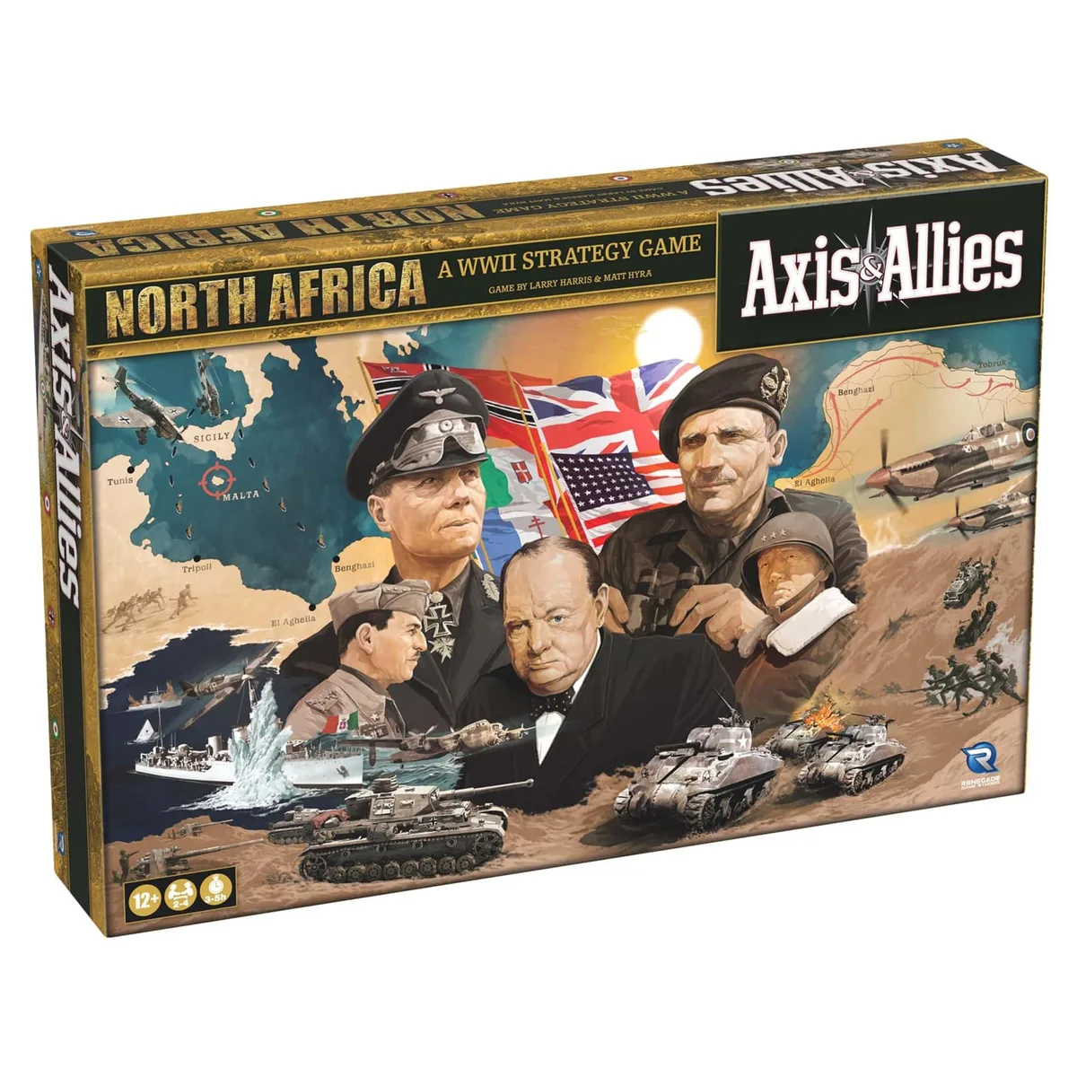 Renegade Game Studios Renegade Game Studios Axis & Allies North Africa Board Game — product photo