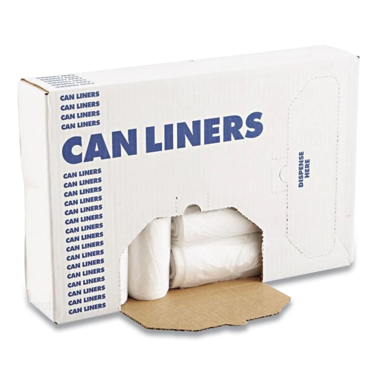 Boardwalk Boardwalk Z8048VNKR01 45 gal HDPE Coreless Rolls 250 bags grounds maintenance — product photo