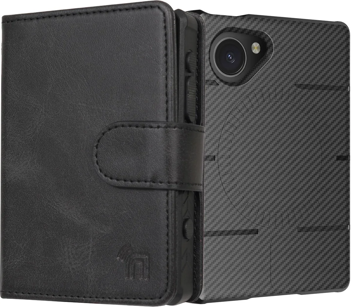 Nakedcellphone Nakedcellphone Case and Wallet for Light Phone III Carbon Fiber MagSafe — product photo