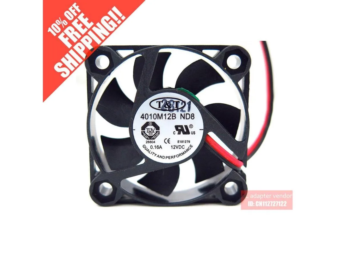 Fans Fans 4010 12V 0.16A 4CM T&amp;T case fan — product photo