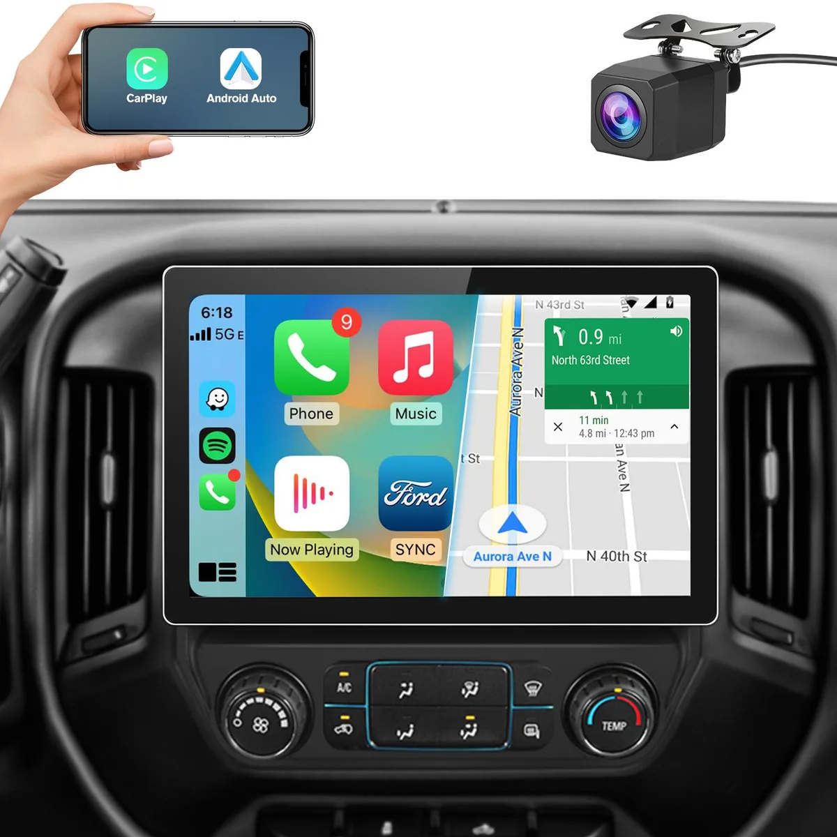 litillbuly litillbuly 13.1" Car Radio Stereo Silverado Sierra 2014-2018 Android 13 2+64G — product photo