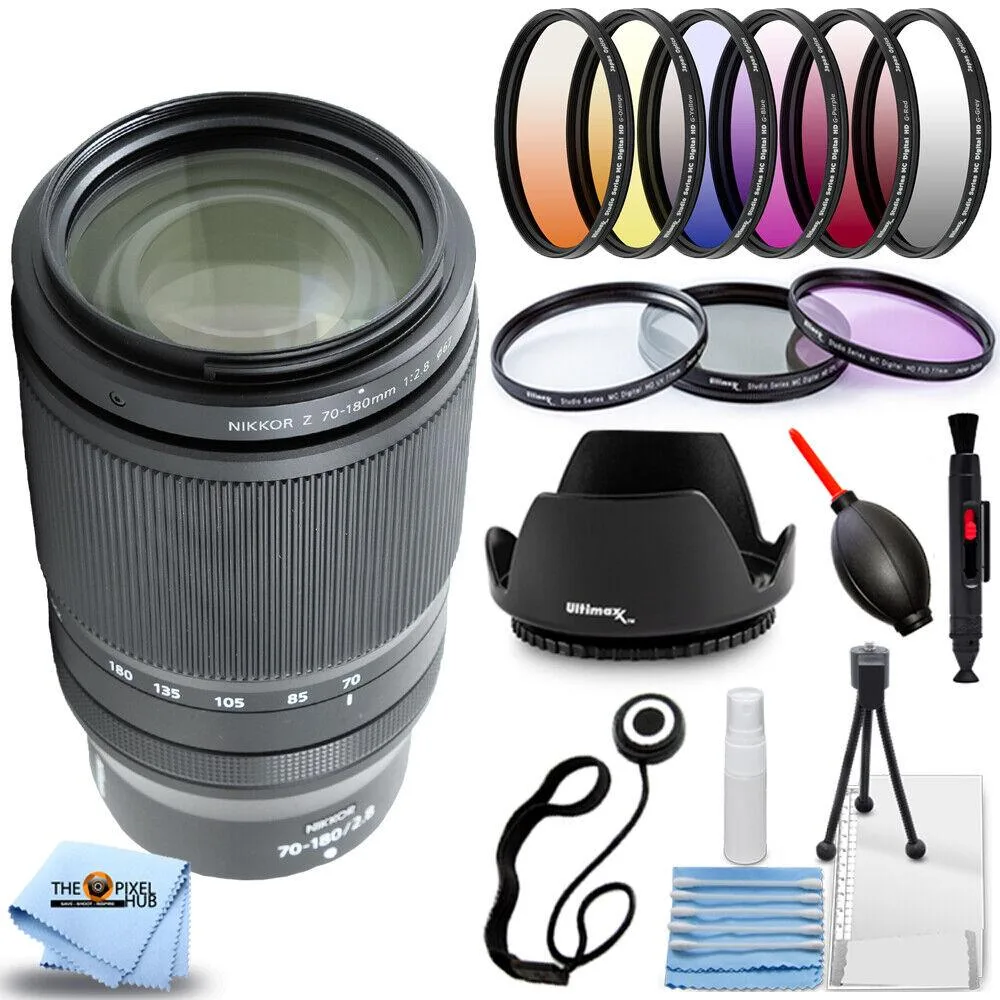 Nikon Global Nikon Global NIKKOR Z 70-180mm f/2.8 Lens 15PC Accessory Bundle — product photo