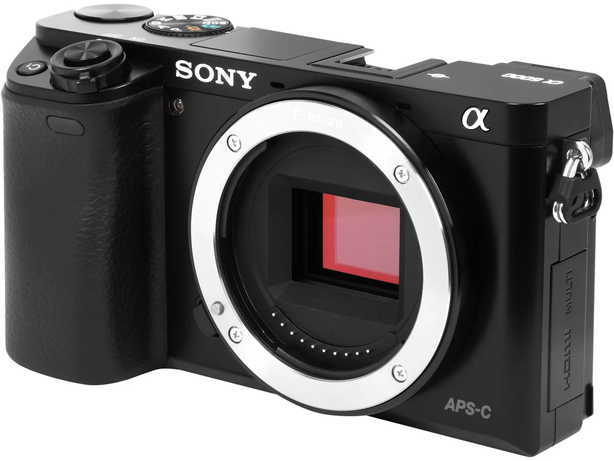 Sony Sony Alpha a6000 ILCE-6000/B compact mirrorless camera body only — product photo