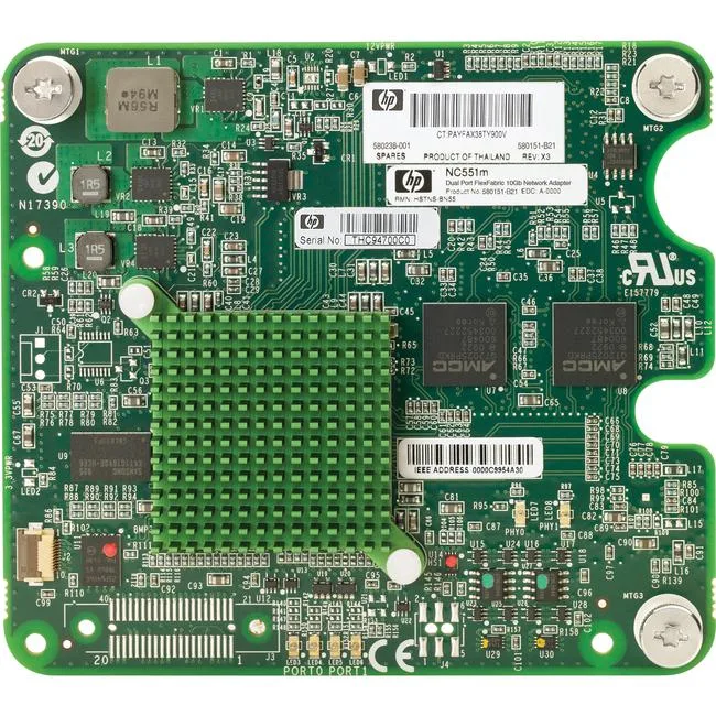 HPE HPE NC551mProduct Dual Port FlexFabric 10Gb Converged Network Adapter — product photo