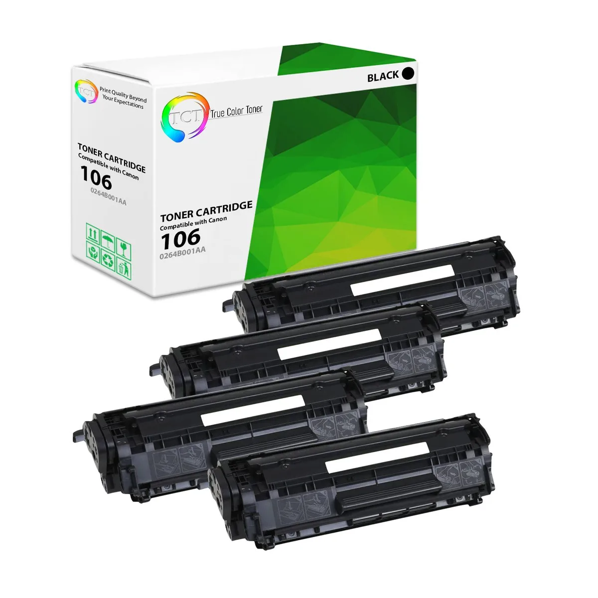 True Color Toner True Color Toner 106 Black Toner Cartridge 4 Pack 5000 Pages — product photo