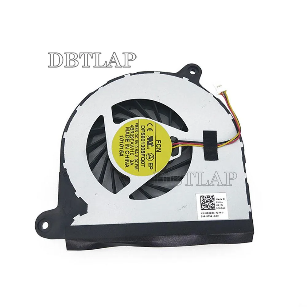 DBTLAP DBTLAP Laptop CPU Fan Dell Inspiron 17R 5720 7720 3760 5720 Turbo — product photo