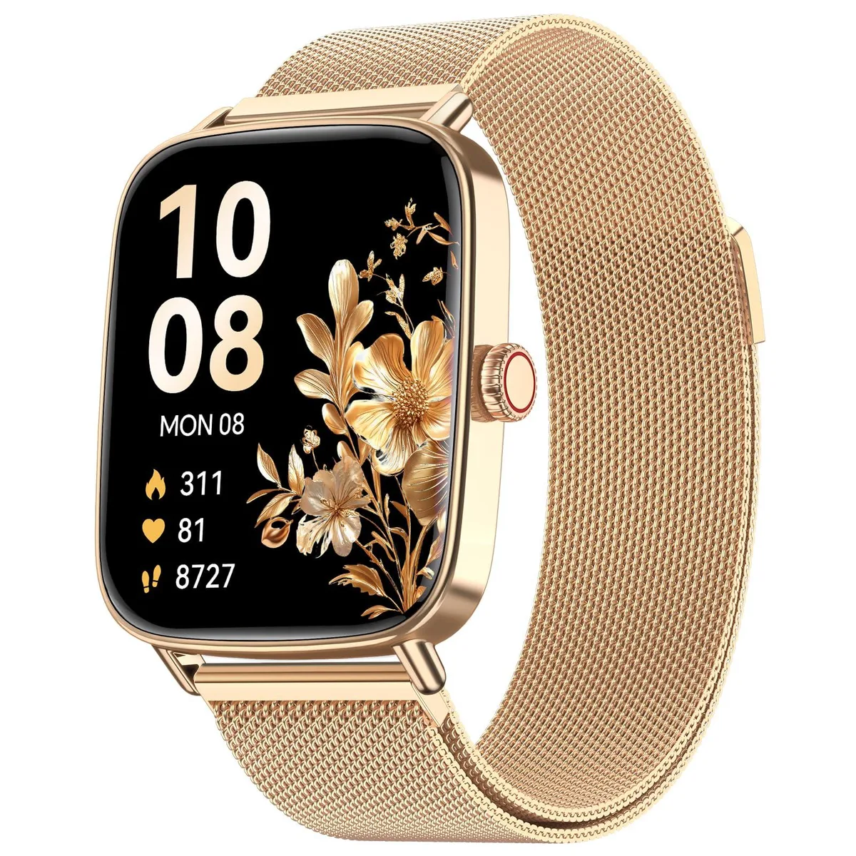  aeac Smart Watch Gold Champagne Gold 18mm Band — product photo