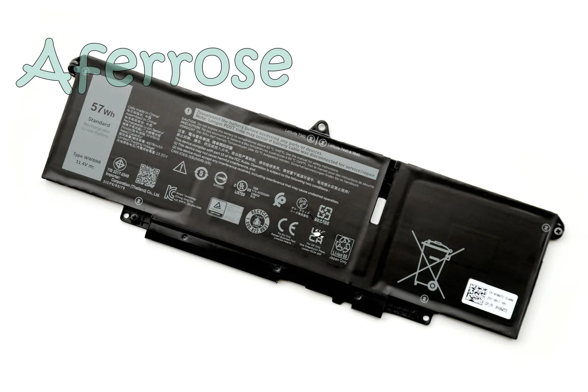 GOLDIX GOLDIX 57Wh 11.4V laptop battery for Dell Latitude 7340 7440 7640 047T0 3ICP6/65/78 — product photo