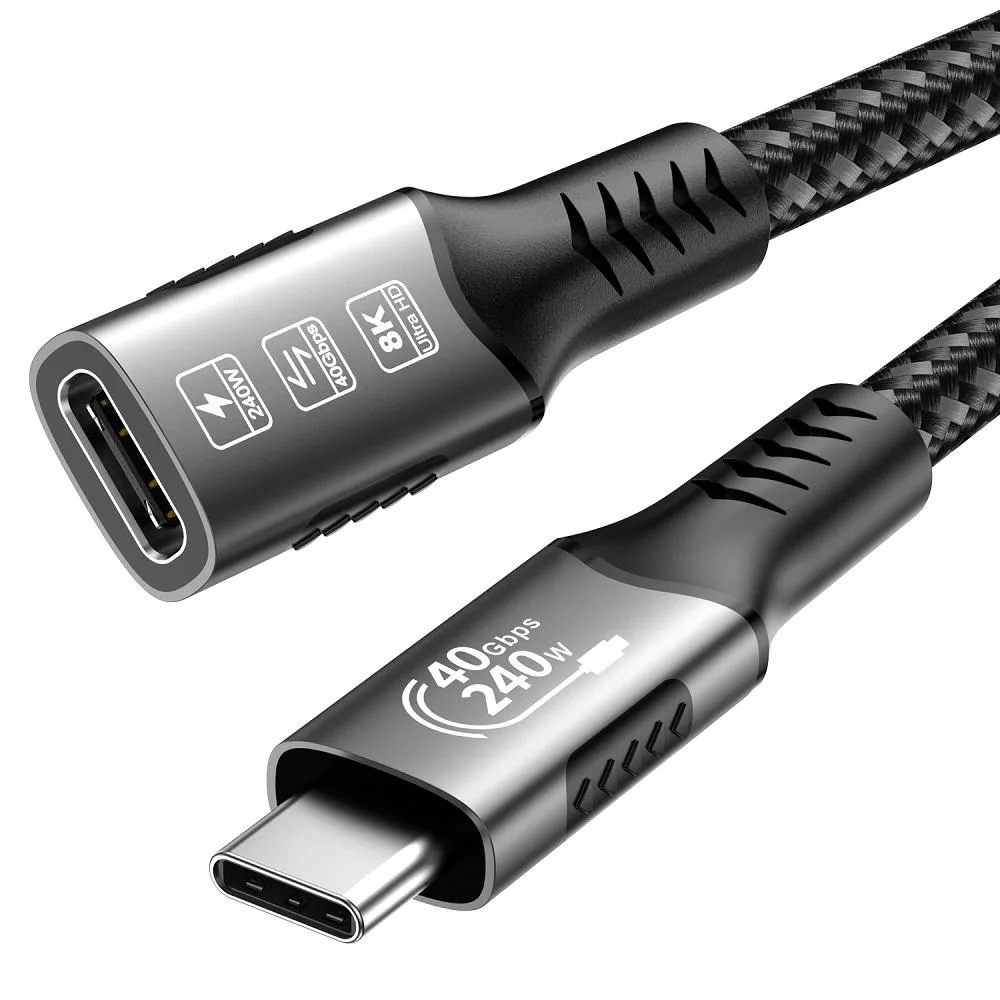 HANNORD HANNORD USB4 Extension Cable 6 ft 40Gbps 240W 8K@60Hz — product photo