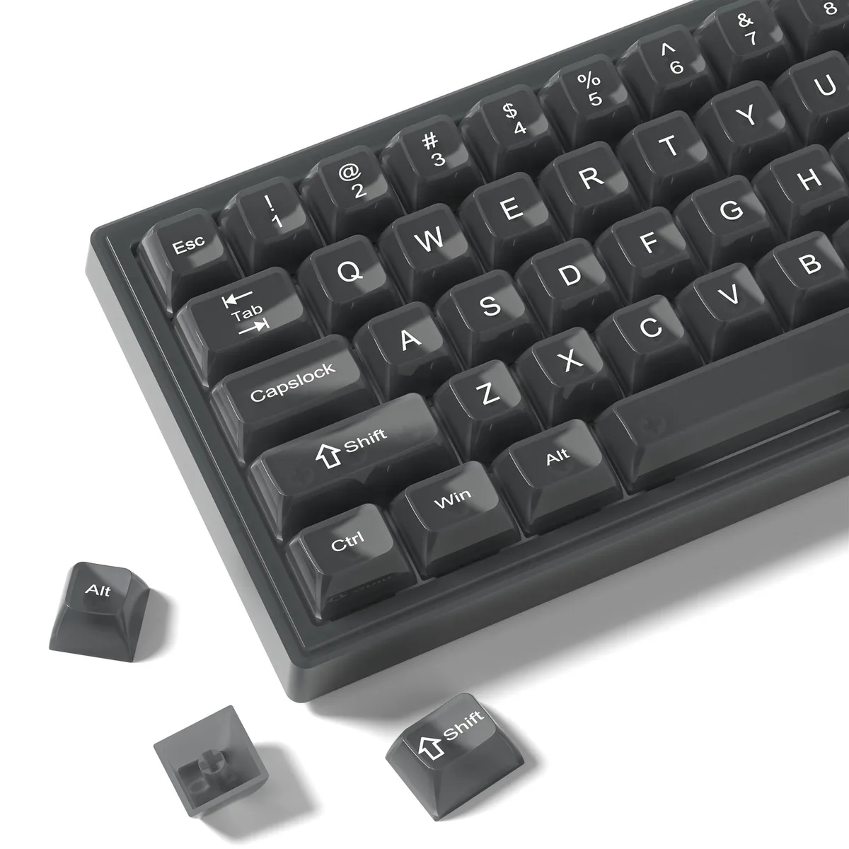 Womier Womier Jelly Keycaps Grey/Black MDA 115-key — product photo