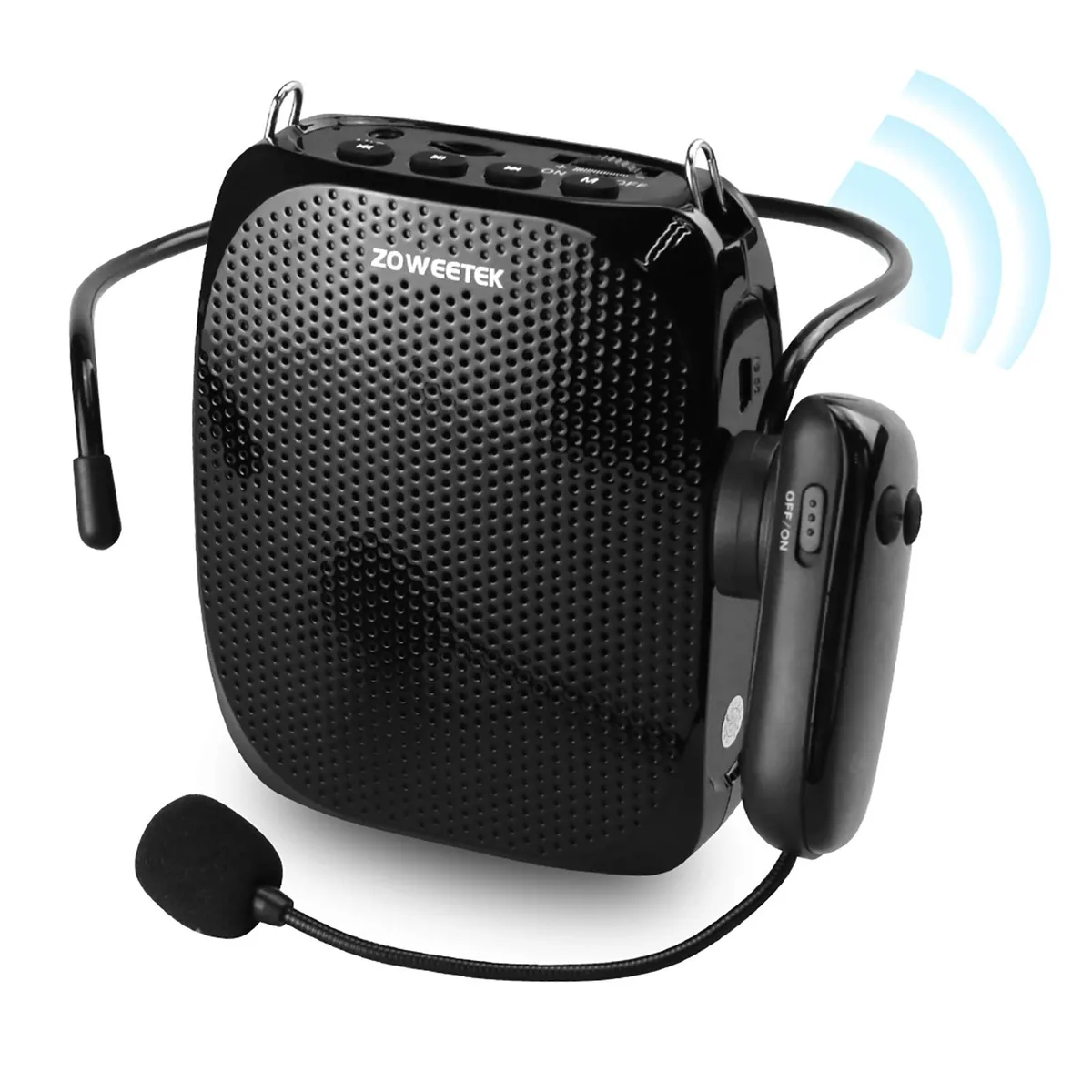  ZOWEETEK ZW-S615 voice amplifier with 2 microphones — product photo