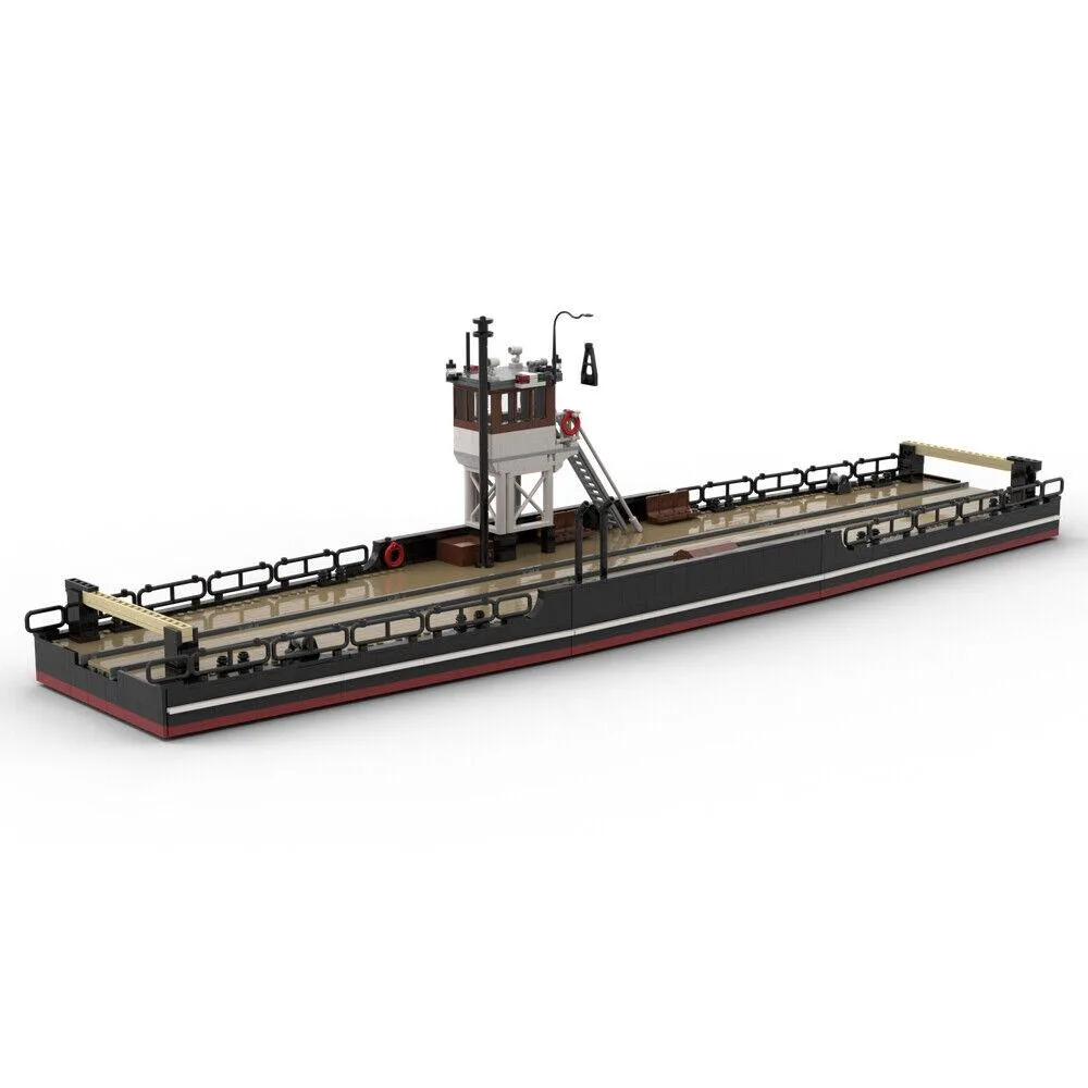 ZITIANYOUBUILD ZITIANYOUBUILD MOC-144222 Railroad Ferry Ship Building Set 2243 Parts — product photo