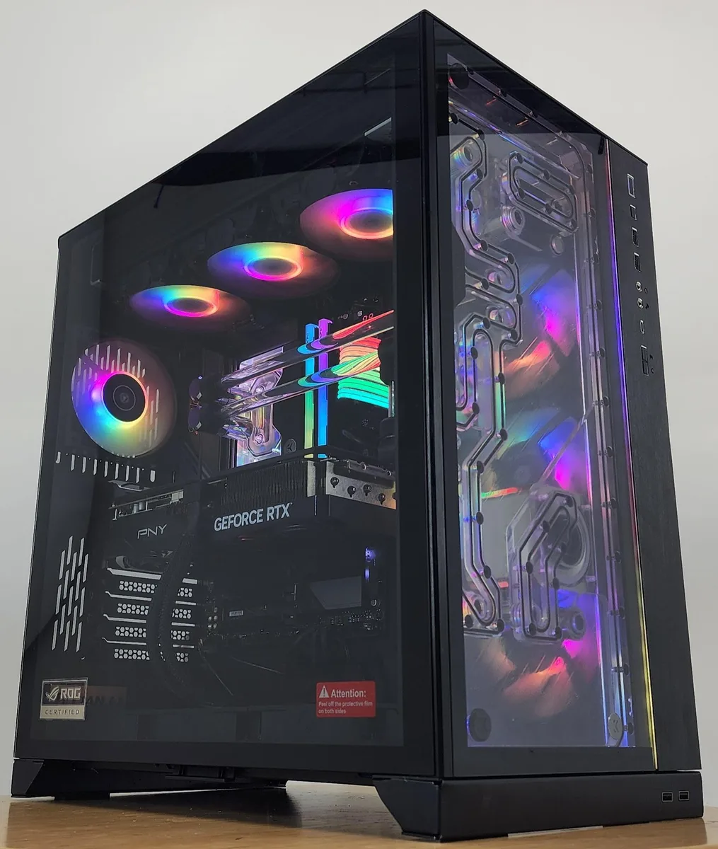 Custom Custom Ryzen 7 9700X 32GB DDR5 2TB NVME RTX 5070 Ti Gaming PC — product photo