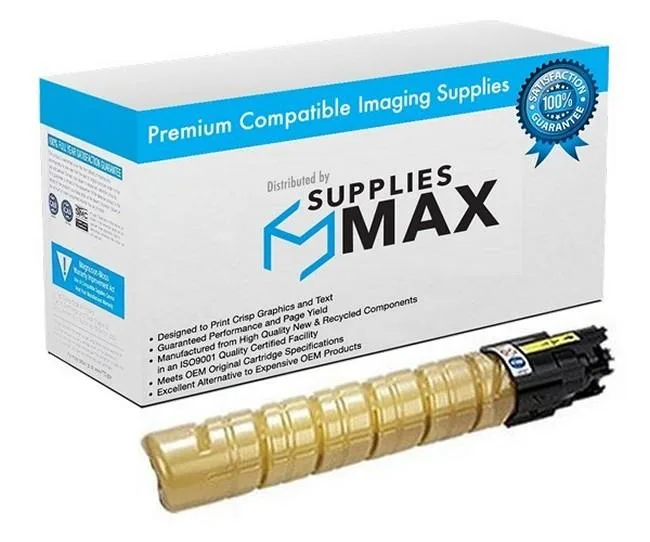 SuppliesMax SuppliesMax Yellow Toner Cartridge TYPE 145 15000 Pages Lanier 480-0284 — product photo