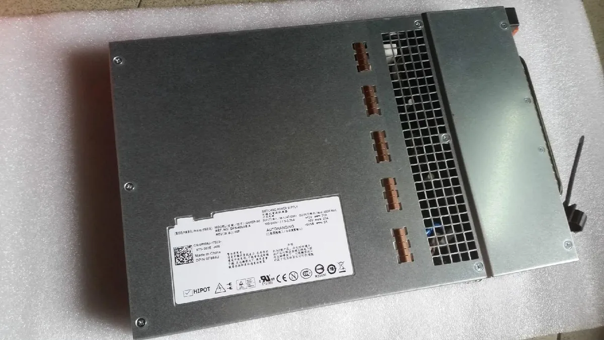 Supersuperuncle Supersuperuncle Dell PowerVault MD1120 485W server power supply F884J D485P-S0 DPS-485AB A — product photo