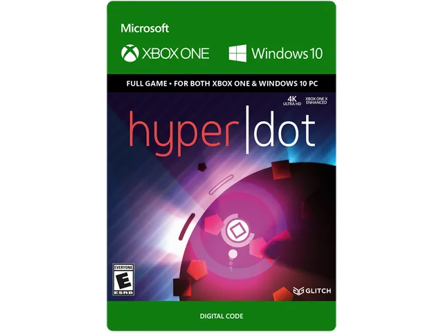 Digital code card for HyperDot action arcade game