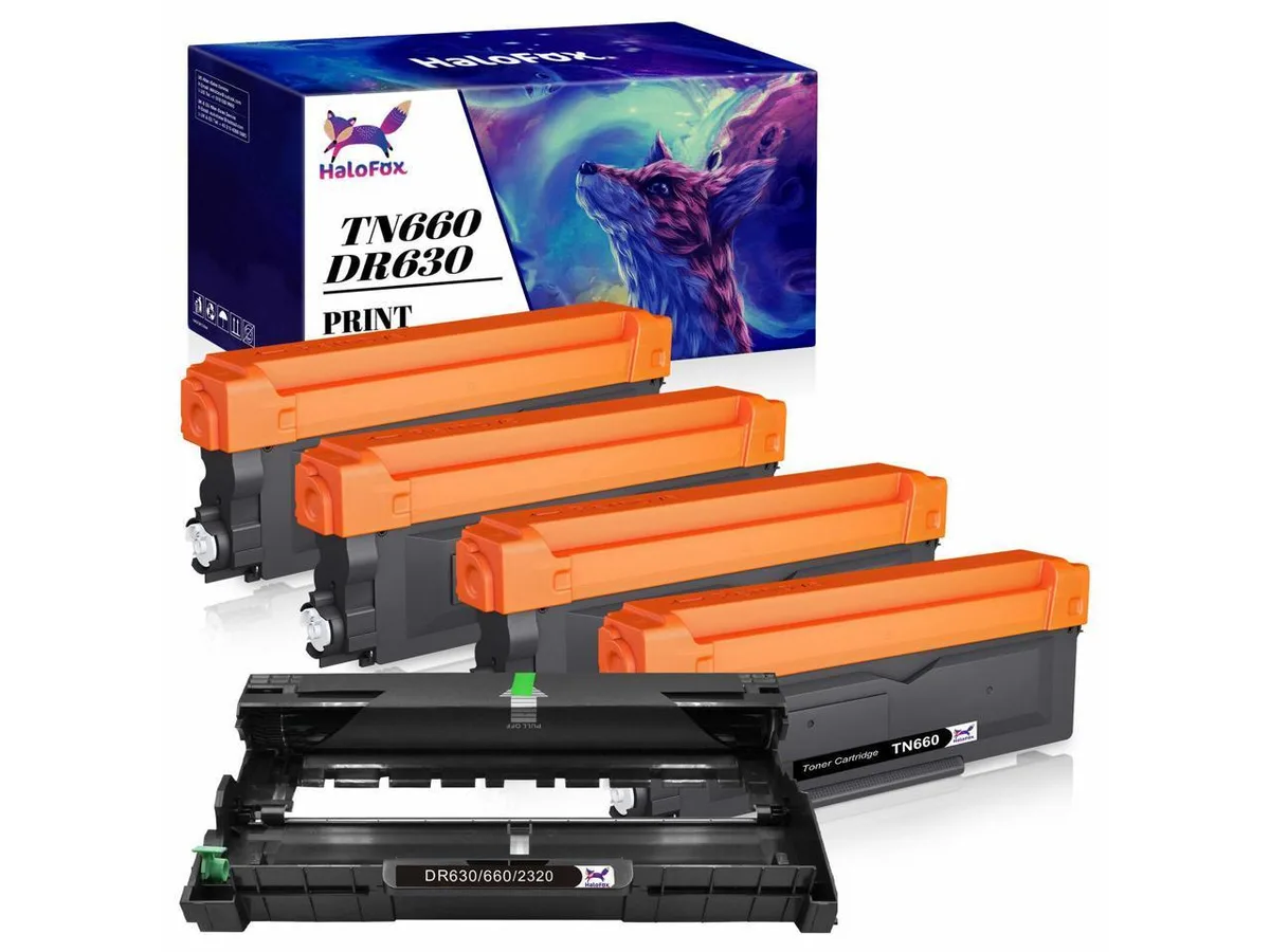 V4ink V4ink 4×TN660 Toner &amp; 1×DR630 Drum Lot — product photo