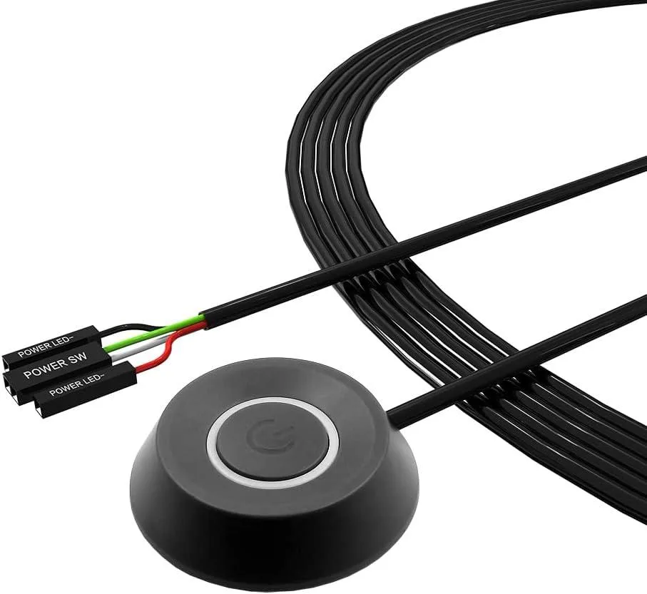 BFKK BFKK PC Power Button Switch with 2m Cable (Black) — product photo