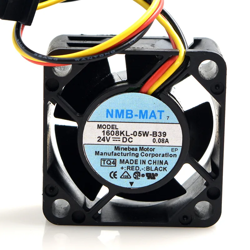 SXDOOL SXDOOL 1608KL-05W-B39 40mm 24V 0.07/0.08A 3-Wire case fan — product photo
