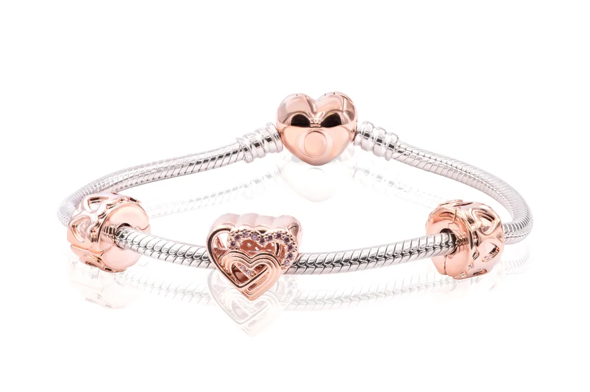 PANDORA PANDORA Intertwined Love Hearts Bracelet Gift Set 19 cm — product photo