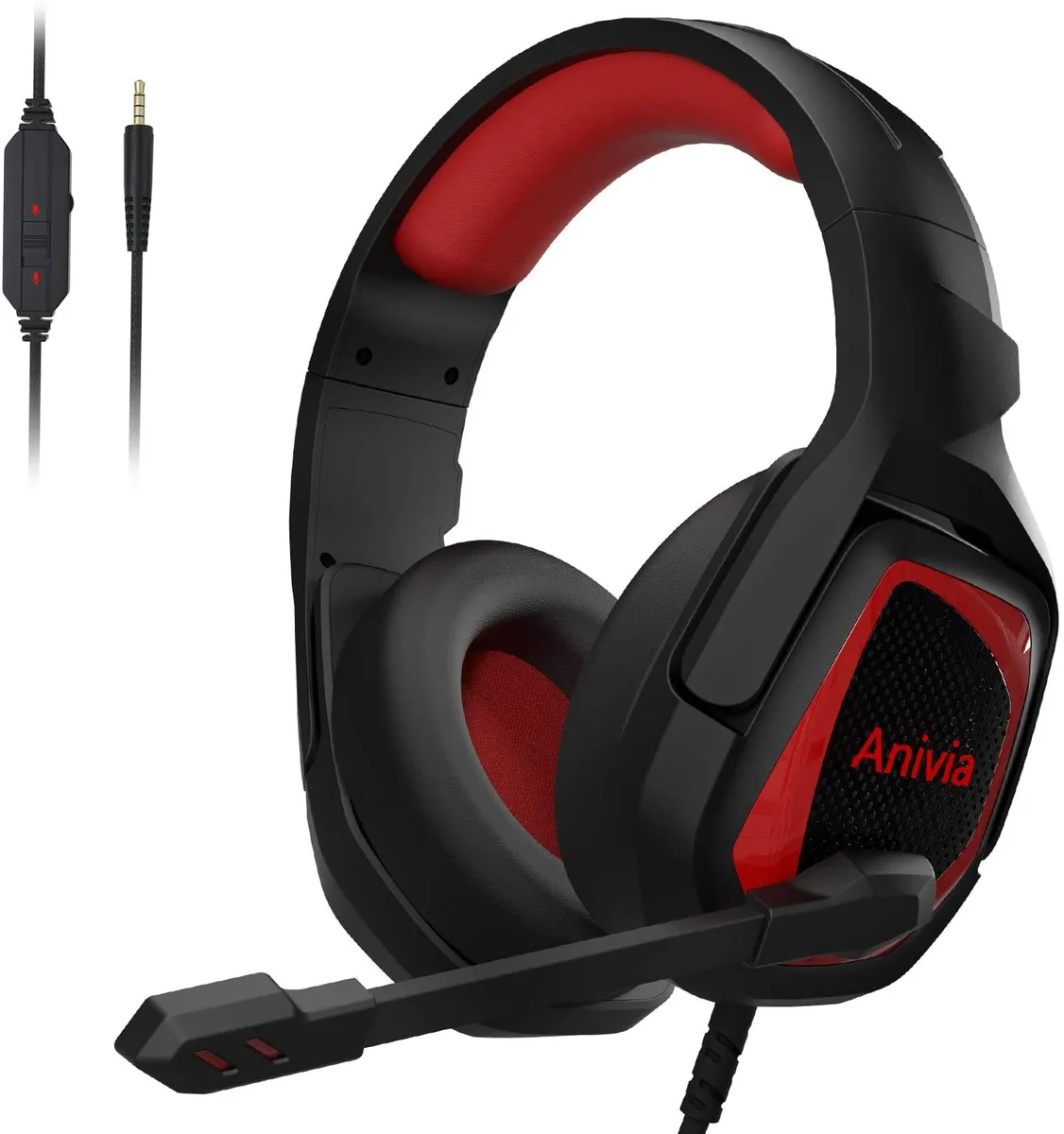 INMISS INMISS MH602 Red 7.1 stereo headset 50mm 3.5mm 2.2m — product photo