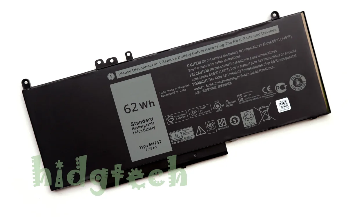 Beisite Beisite 6MT4T 62Wh 7.6V laptop battery for Latitude E5270 E5470 E5570 E5450 E5550 Precision 3510 — product photo