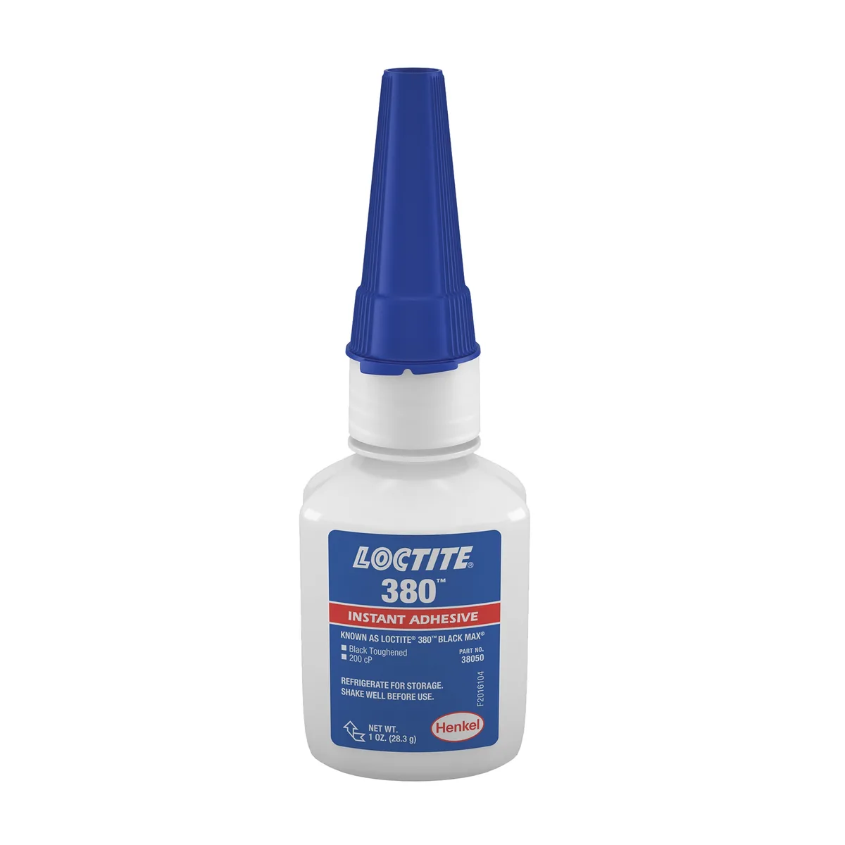 Black 1 oz bottle of Loctite 380 instant adhesive