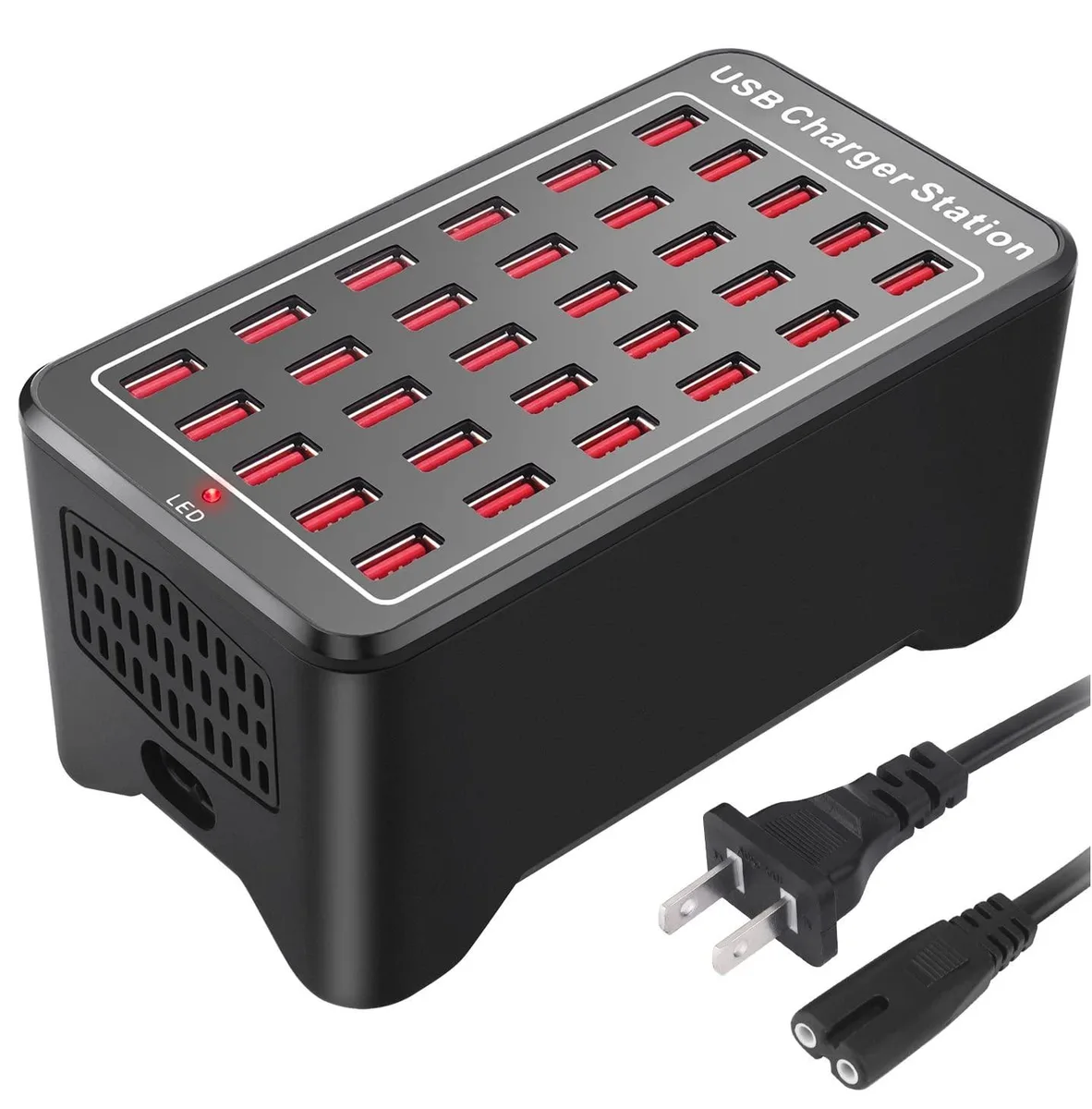  Cinlinso YHY-08200030 30-port 150W USB charger — product photo