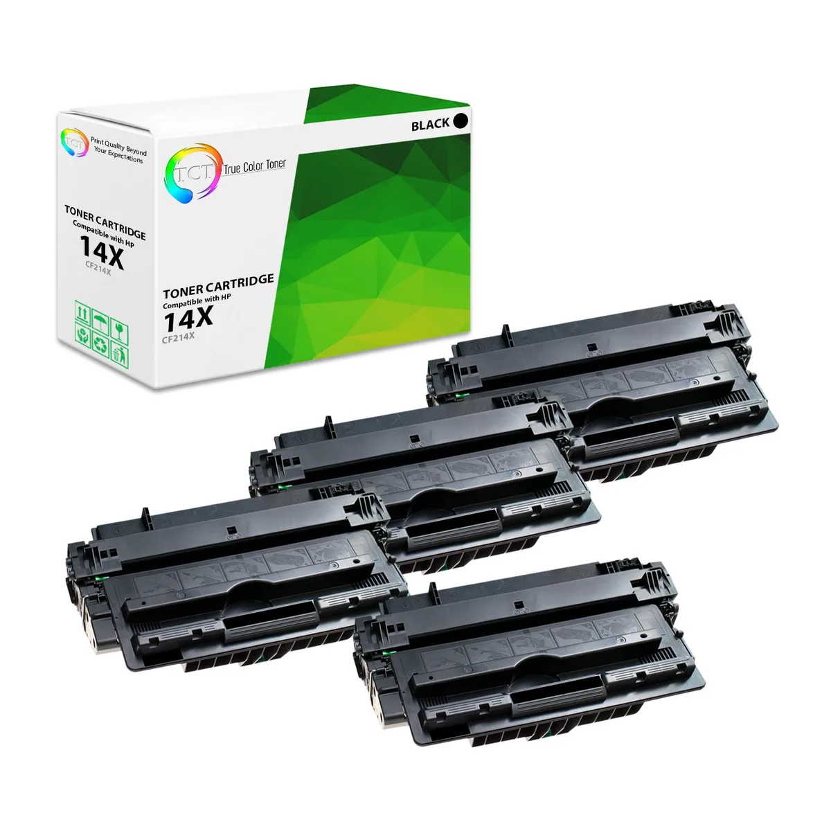 True Color Toner True Color Toner CF214X Black High Yield 4 Pack 17500 Pages — product photo