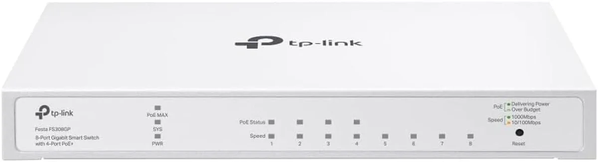TP-Link TP-Link Festa FS308GP 8-Port Gigabit Smart Managed PoE Switch — product photo