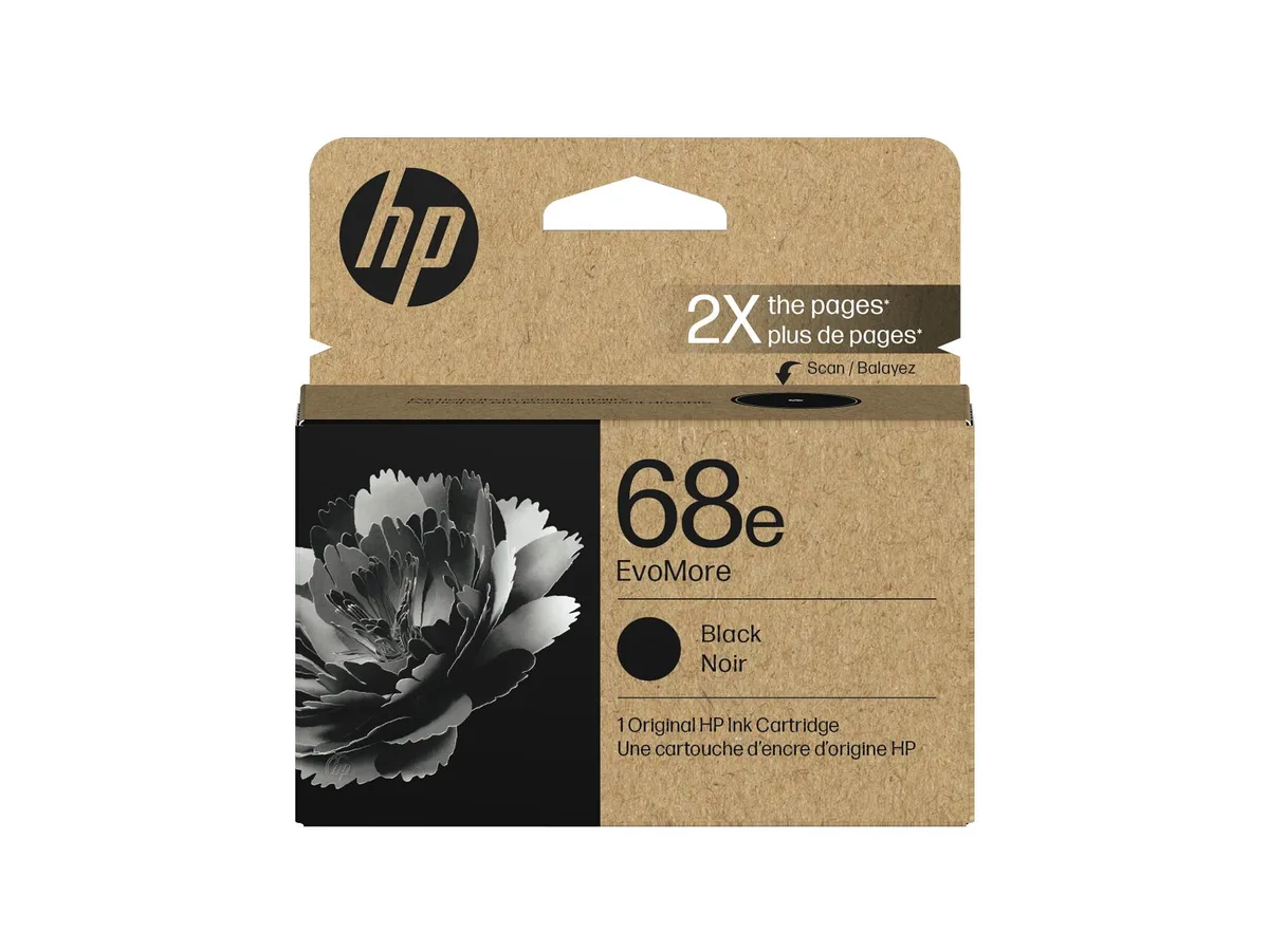 HP HP 68e EvoMore Black Ink Cartridge 7FP22TN ~320 pages — product photo