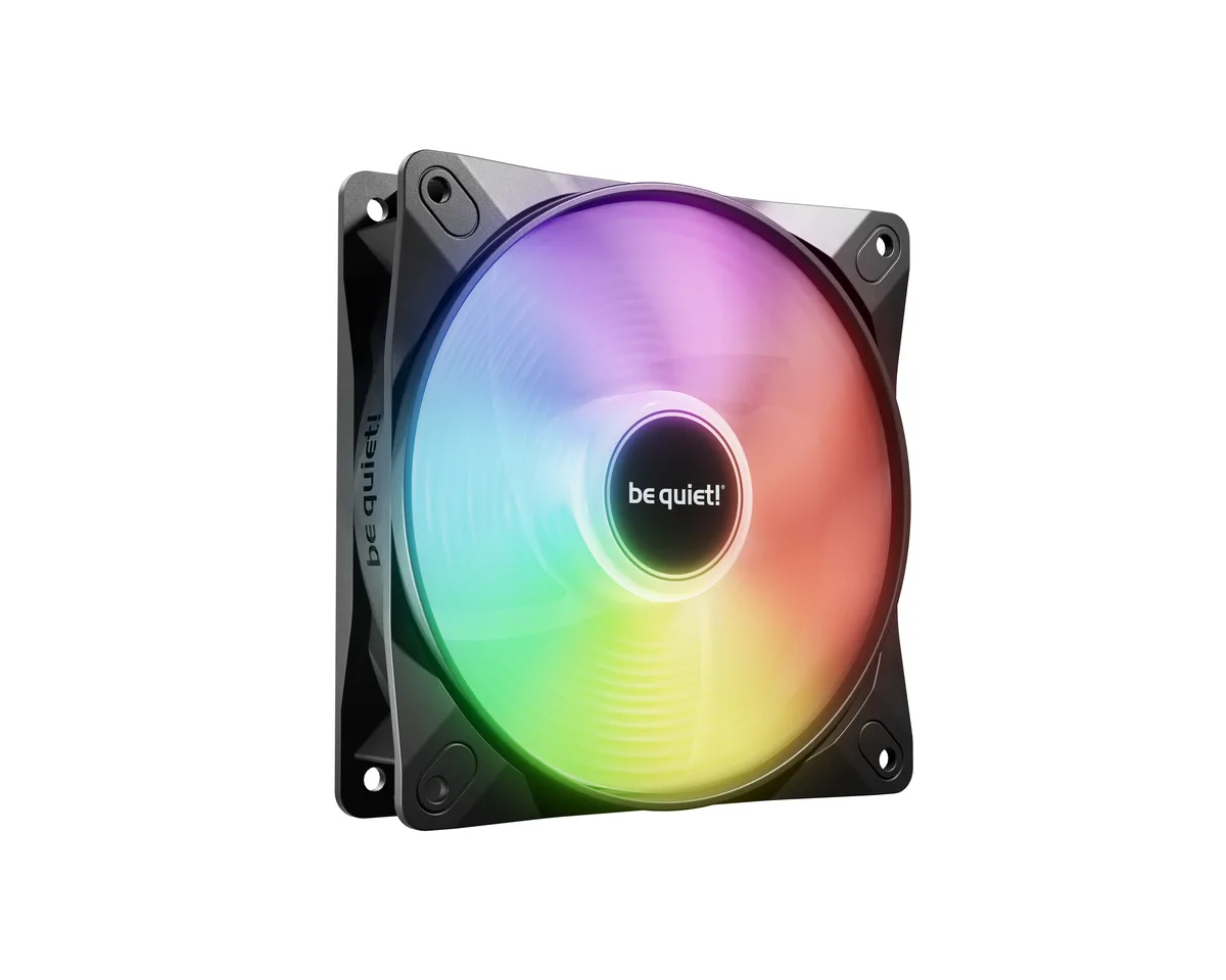 be quiet! be quiet! Light Wings BL132 120mm PWM Case Fan 1500 RPM ARGB Black — product photo