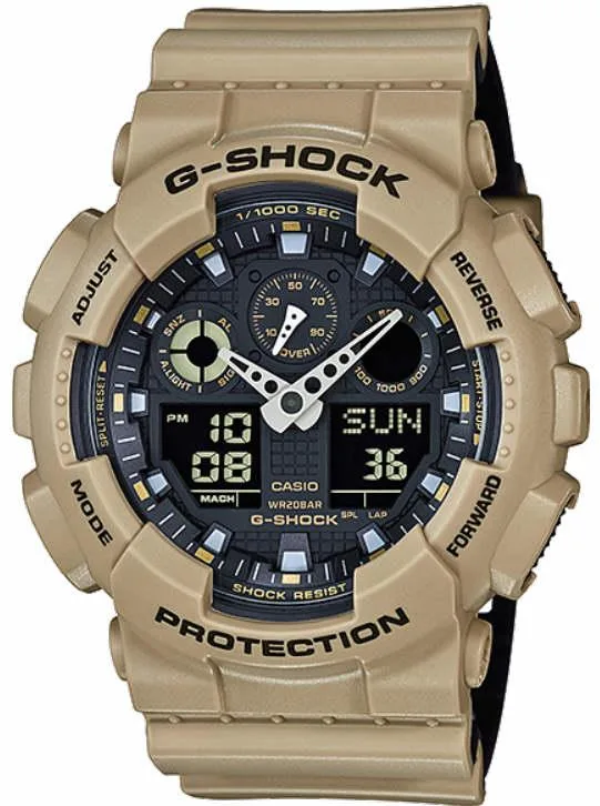 CASIO CASIO G-Shock Sand Beige Analog/Digital Watch GA-100L-8ACR — product photo