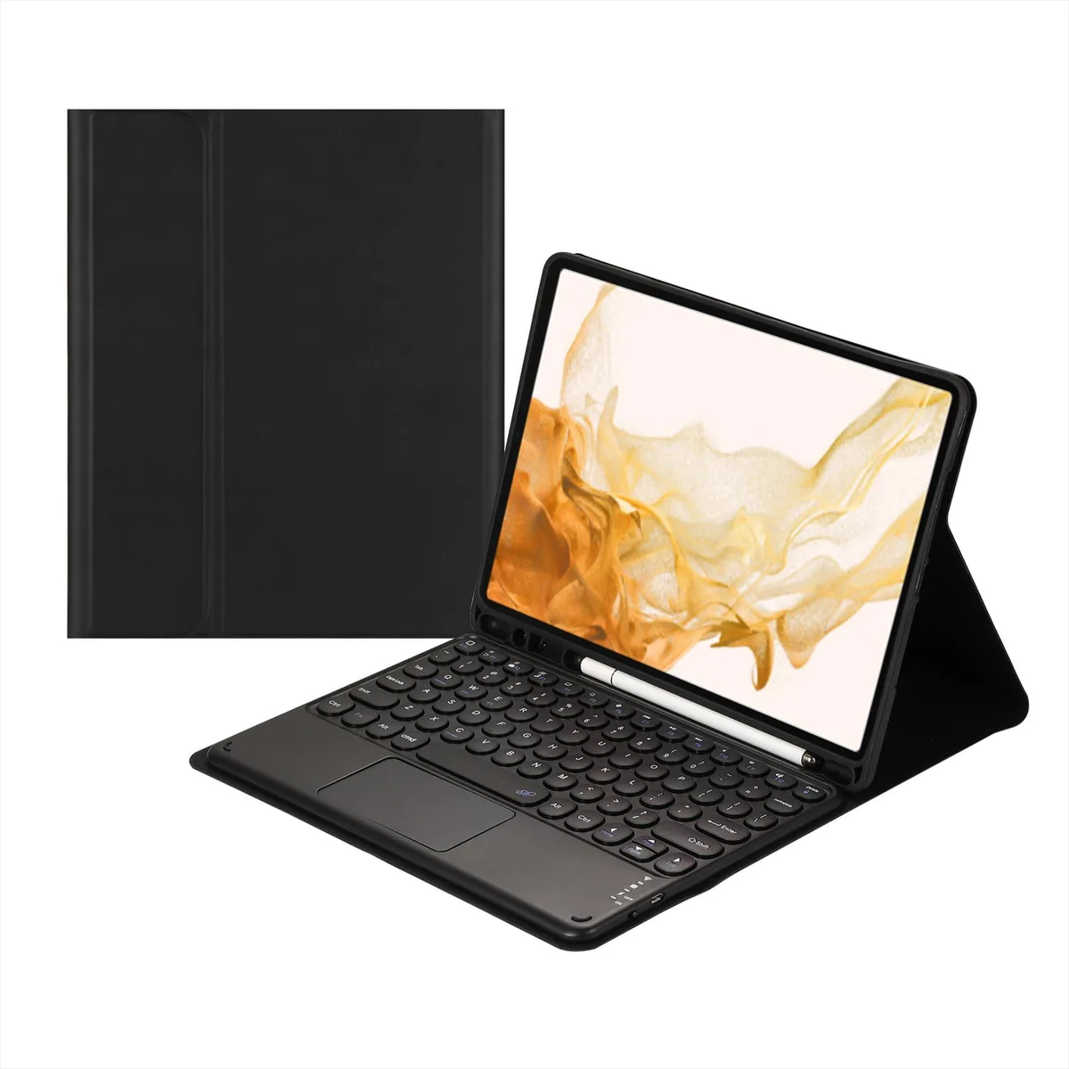 Timoom Timoom Keyboard Case for Samsung Galaxy Tab 12.4" 2020/2021/2022 Black — product photo