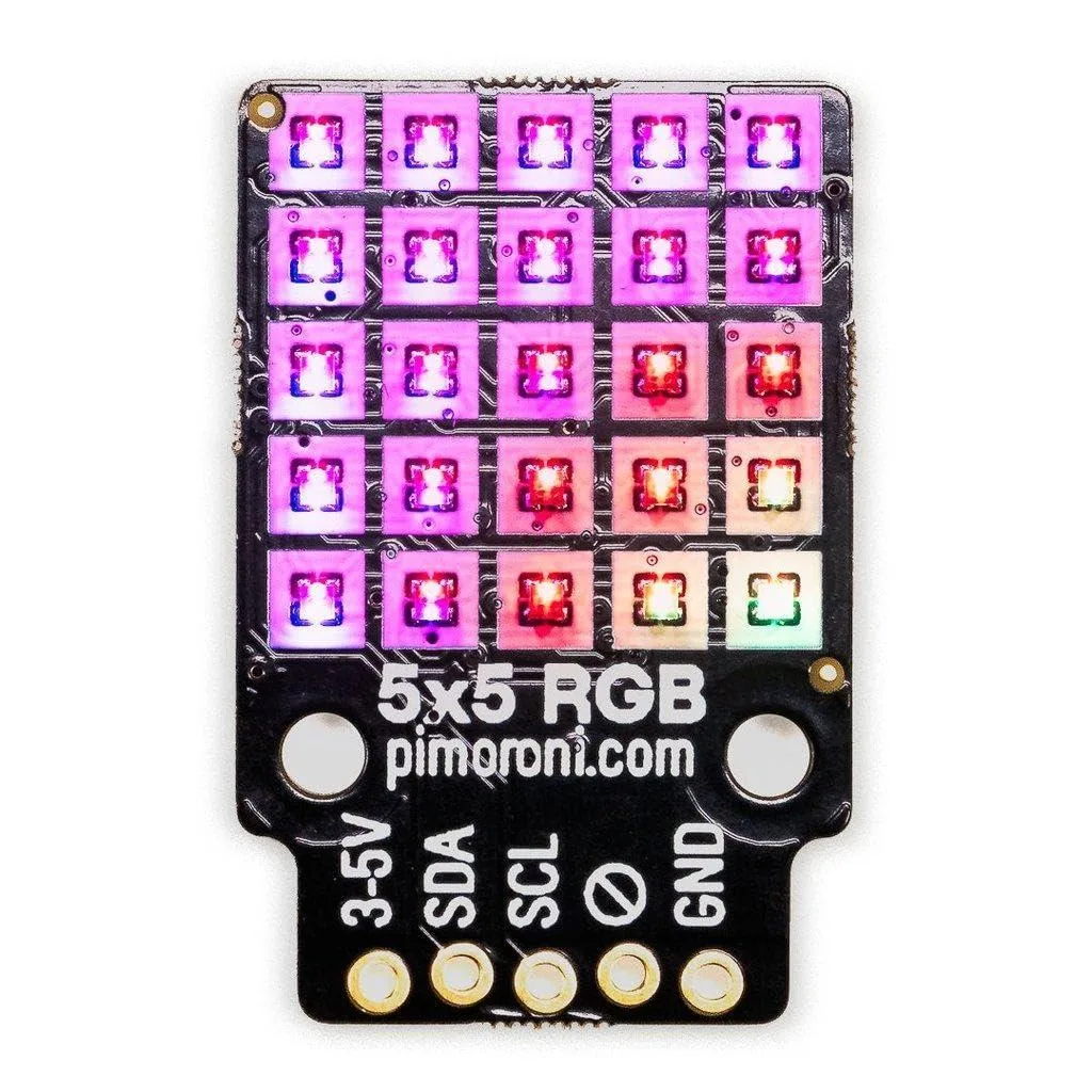 Pimoroni Pimoroni PIM435 5x5 RGB Matrix Breakout development board — product photo