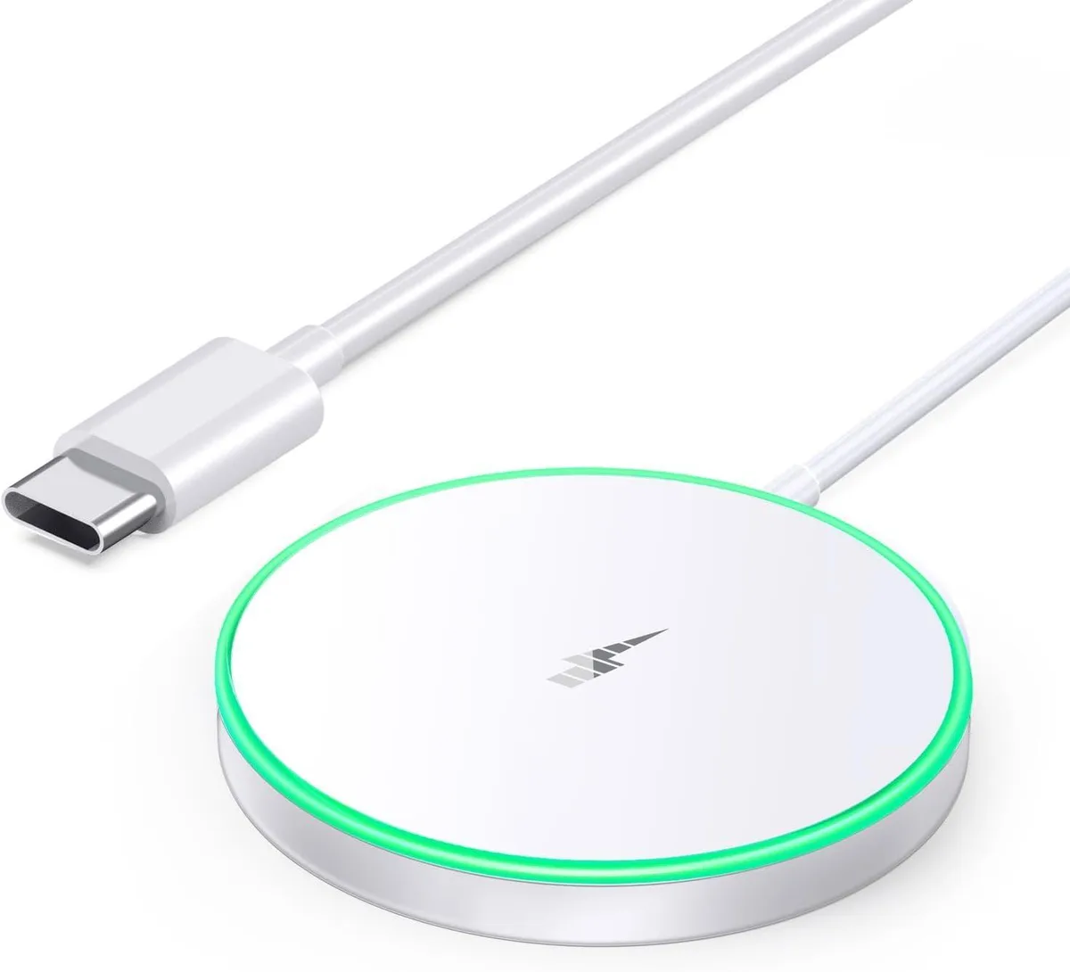 Magnetic Wireless Charger 15W for 12-17 Series AirPods LED Charging Pad — product photo