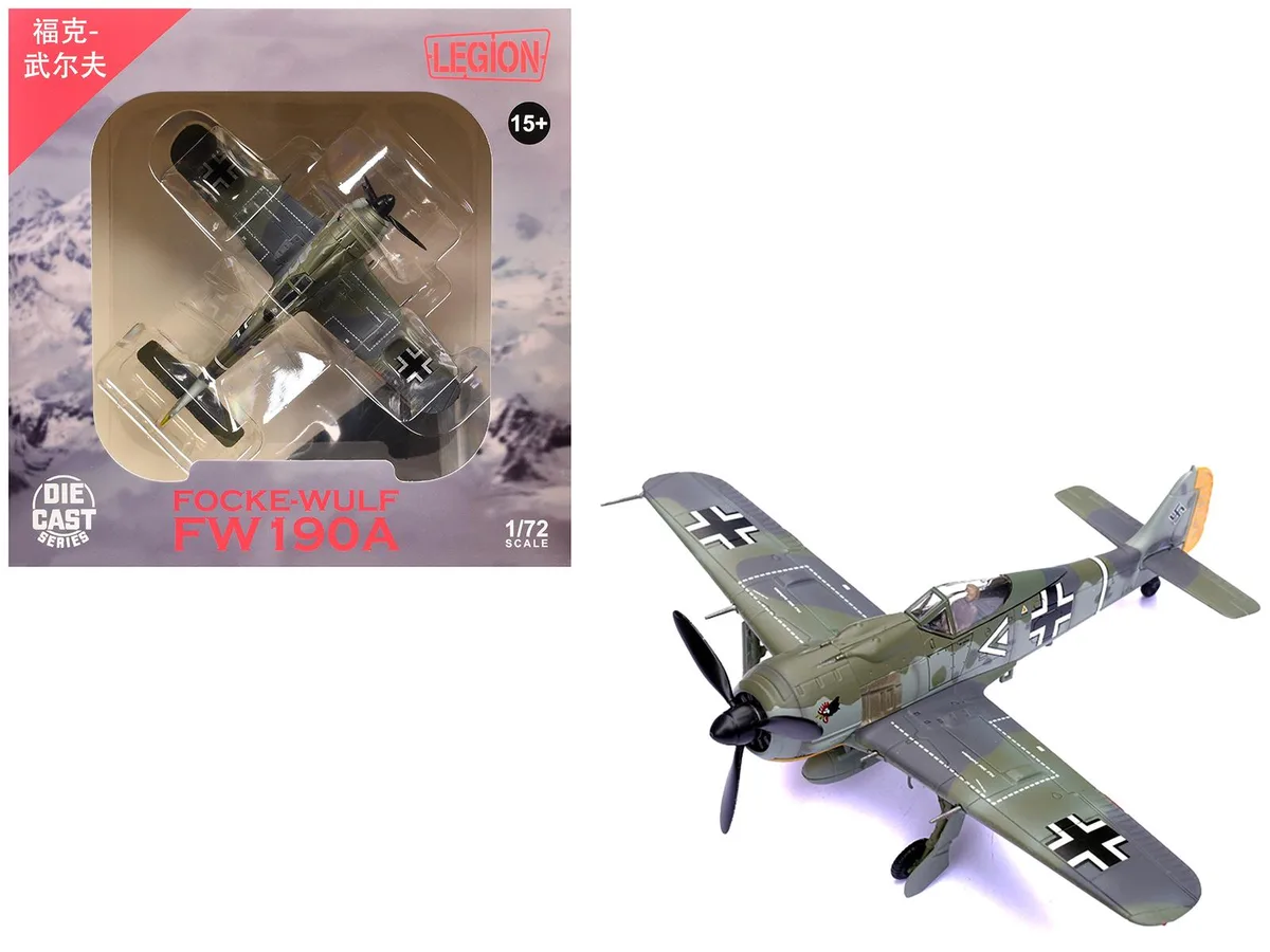 Legion Supplies Legion Supplies Focke-Wulf Fw 190A "108-Victory Ace Hans Hahn" 1/72 Diecast Model — product photo