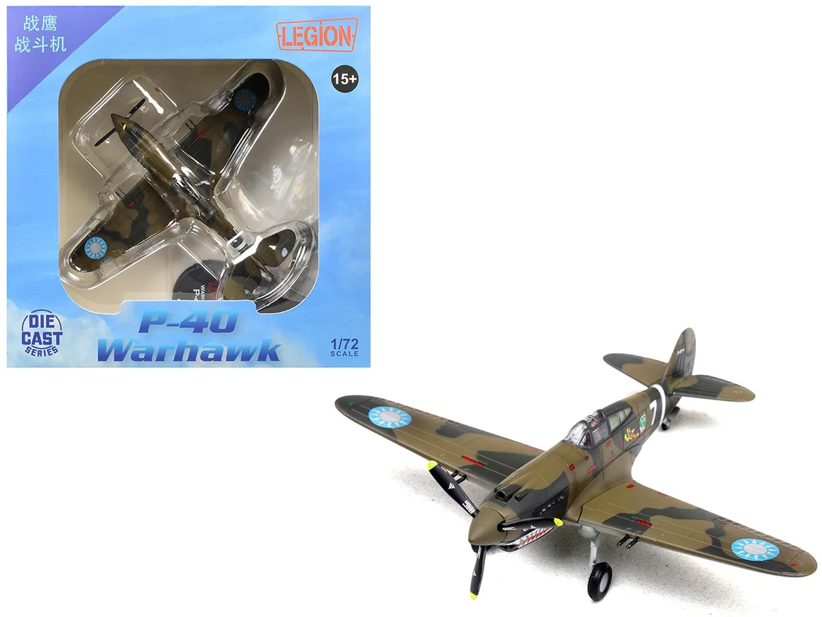 Legion Supplies Legion Supplies Curtiss P-40B/C Warhawk 1/72 Diecast "Chinese Air Force" 1942 — product photo