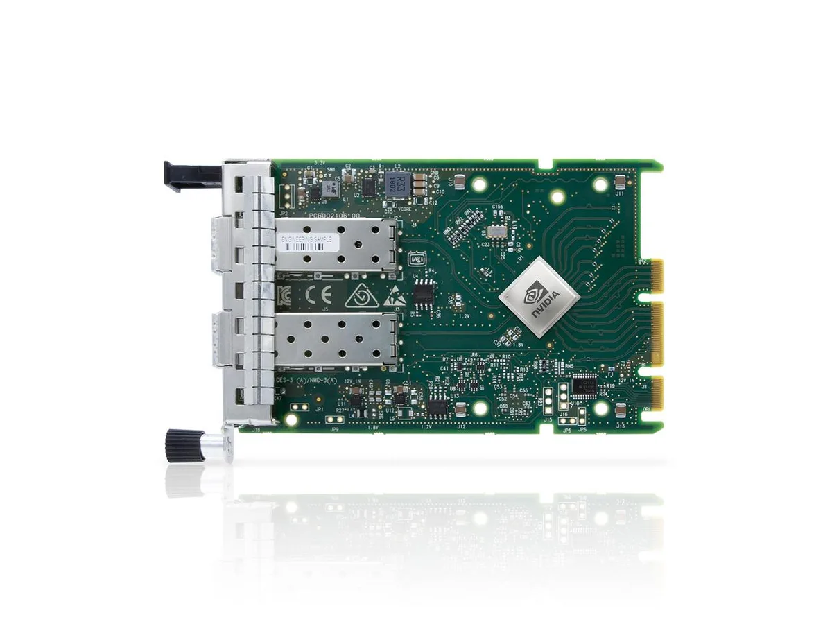 NVIDIA NVIDIA ConnectX-6 Lx 25GbE Dual SFP28 OCP 3.0 PCIe 4.0 x8 MCX631432AC-ADAB network card — product photo