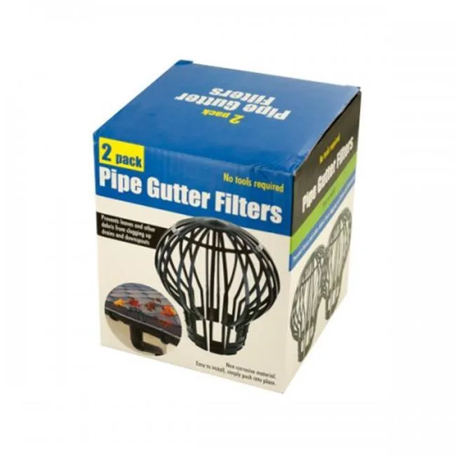 Bulk Buys Bulk Buys OL451 Gutter Filters Set, Black — product photo