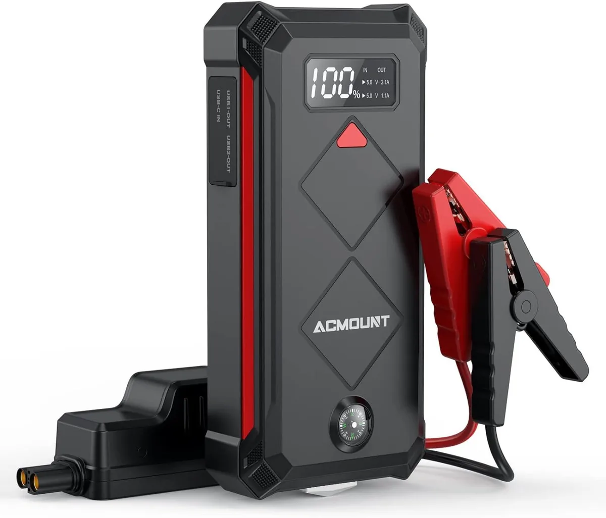 WUQ WUQ P100 Car Jump Starter 5000A 10.0L Gas 8.0L Diesel — product photo