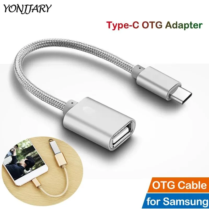 Hetai Tech Hetai Tech USB-C OTG Adapter Cable Micro USB to USB-A 15cm — product photo