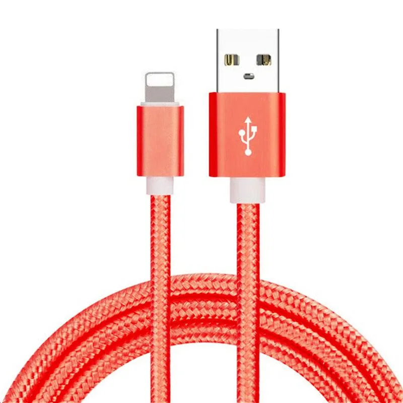 General Manufacturing General Manufacturing 6ft Braided Lightning Cable Red — product photo