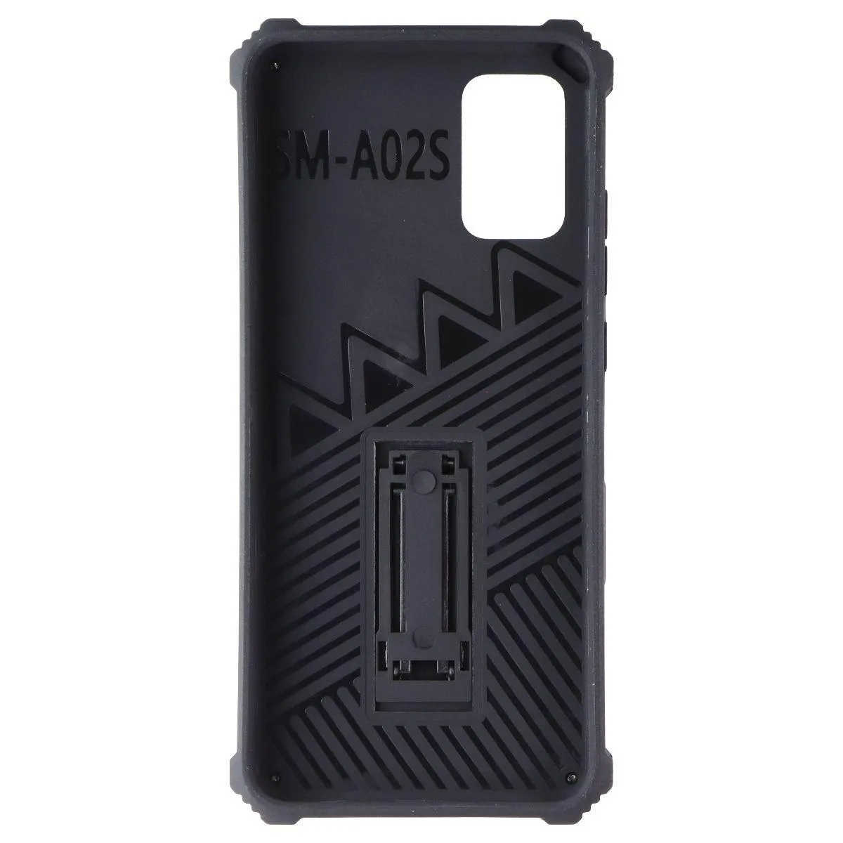 Mybat Mybat Sturdy Hybrid Cover for Samsung Galaxy A02s with Stand Black — product photo
