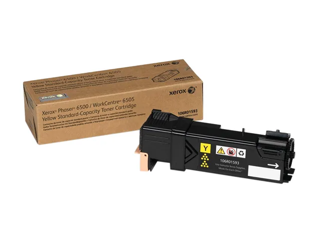 XEROX XEROX 106R01593 Yellow Toner Cartridge 1000 Pages — product photo