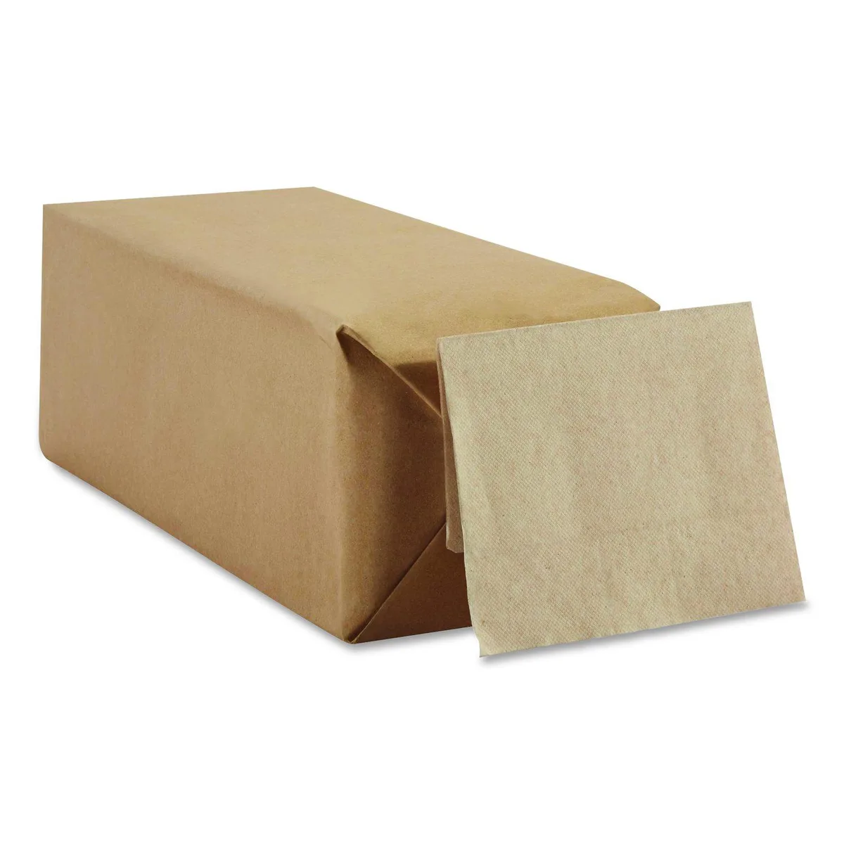 Georgia Pacific Georgia Pacific Dixie Full-Fold Dispenser Napkins 1-Ply 12 x 13 Brown 600/Pack 12 PK/CT 37835 — product photo